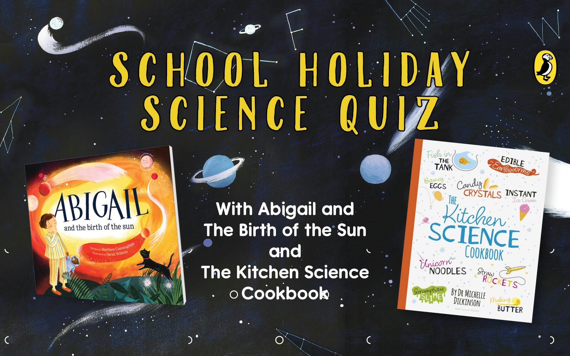 School holiday science quiz! Penguin Books New Zealand
